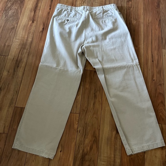 Relaxed Fit Khaki Pants 36x30 - Picture 3 of 5